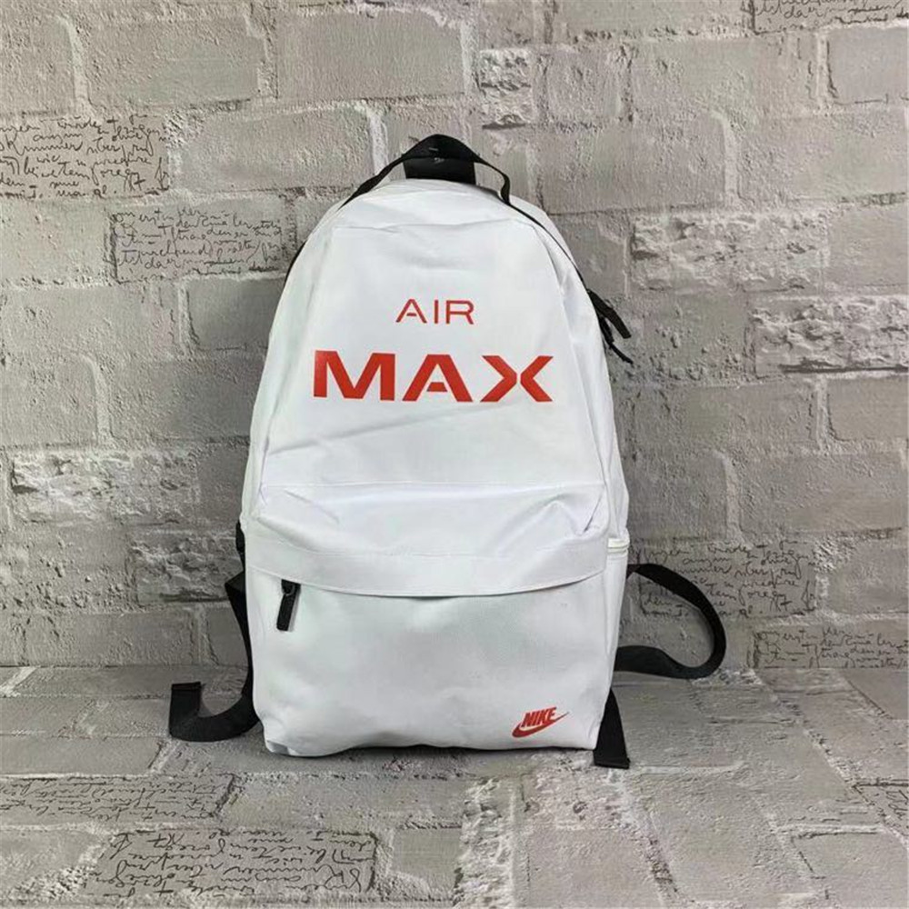 2020 Nike Air Max Backpack 05775-1 PF65 White Red